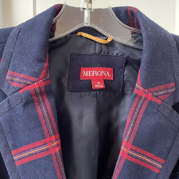 Merona Plaid blazer - Picture 4 of 8